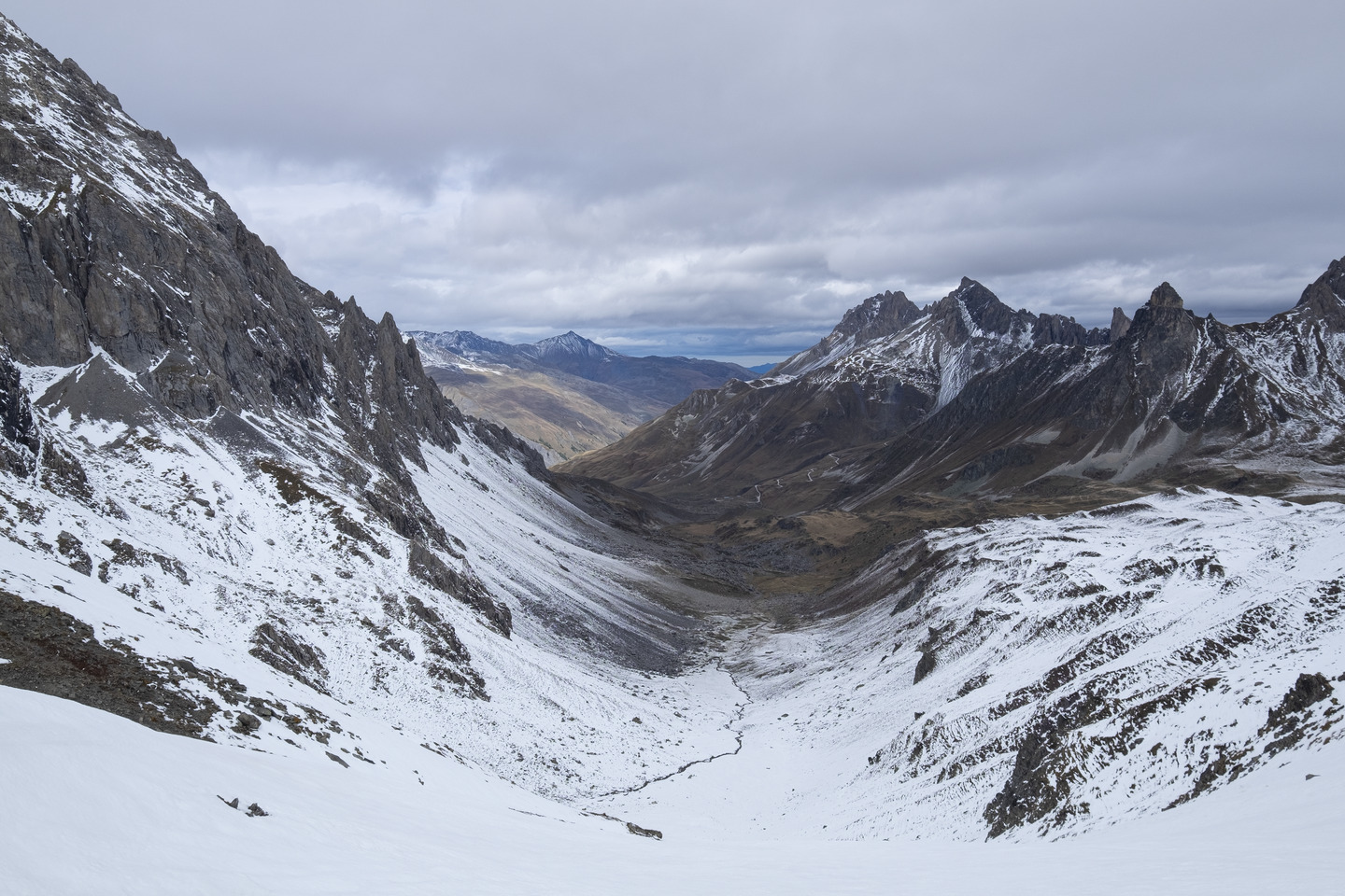 France, Hautes-Alpes, Massif des Cerces, Alpes, Col de la Ponsonnière, Savoie