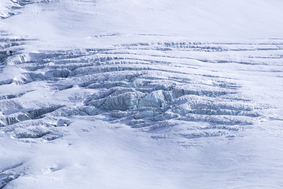 Crevasses du glacier du Tour